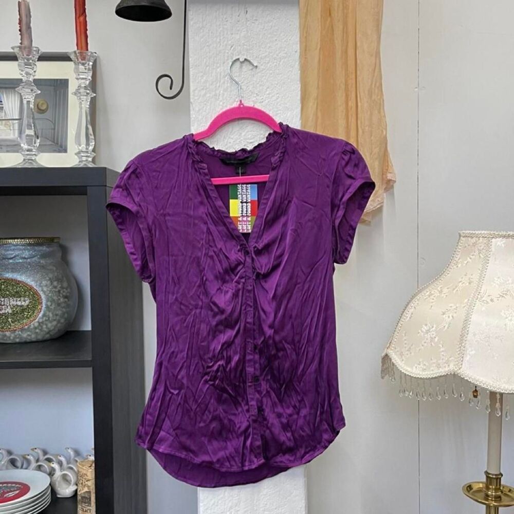 Express Women's Purple Blouse